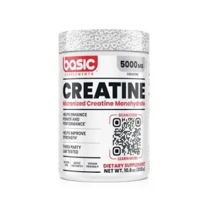 کراتین مونوهیدرات بیسیک ساپلمنتس 300 گرم